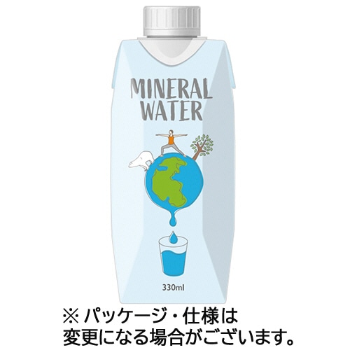 サクラ食品工業 サクラ ミネラルウォーター 330ml 紙パック 18本/箱 ※軽(ご注文単位1箱)【直送品】