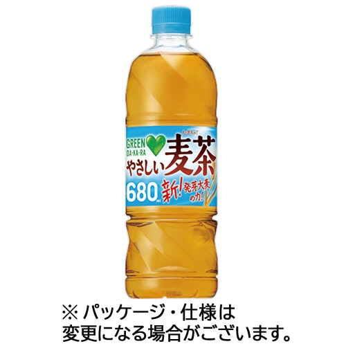サントリー GREEN DA・KA・RA やさしい麦茶 680ml ペットボトル 24本/箱 ※軽(ご注文単位1箱)【直送品】