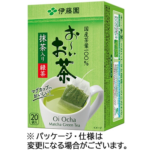 伊藤園 おーいお茶 抹茶入り緑茶 エコティーバッグ 20袋/箱 ※軽(ご注文単位1箱)【直送品】