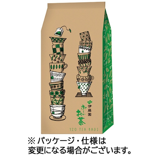 伊藤園 おーいお茶 抹茶入り緑茶ティーバッグ(エコ&ハッピー) 120個/袋 ※軽(ご注文単位1袋)【直送品】