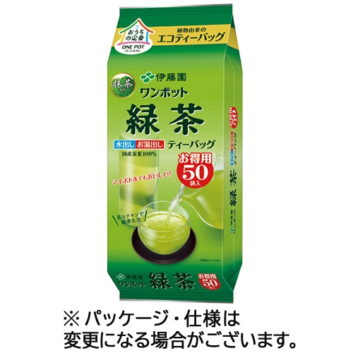 伊藤園 ワンポットエコティーバッグ 緑茶 150個/箱 ※軽(ご注文単位1箱)【直送品】