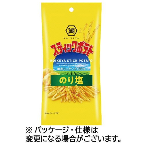 湖池屋 スリムバッグ スティックポテト のり塩 34g 6袋/セット ※軽(ご注文単位1セット)【直送品】