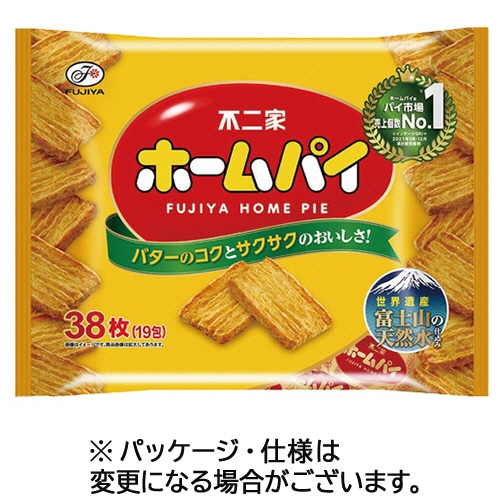 不二家 ホームパイ (2枚×19袋) 1パック ※軽(ご注文単位1パック)【直送品】