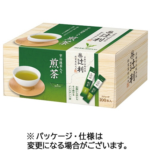 片岡物産 辻利 インスタント宇治抹茶入り煎茶 200本/箱 ※軽(ご注文単位1箱)【直送品】