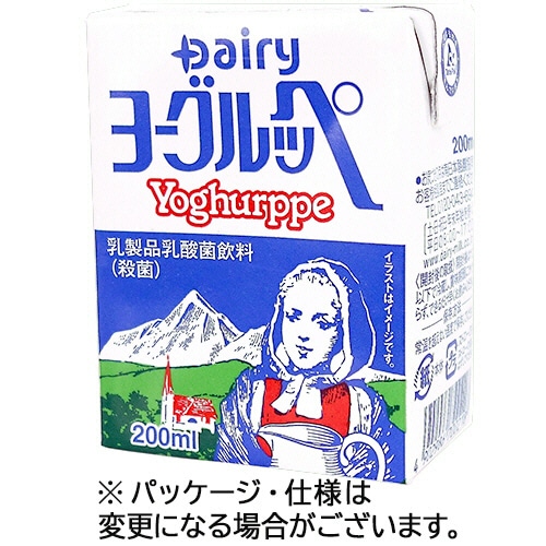南日本酪農協同 デーリィ ヨーグルッペ 200ml 紙パック 18本/箱 ※軽(ご注文単位1箱)【直送品】