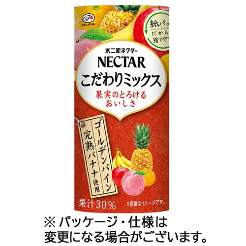 不二家 ネクターこだわりミックス 195g カートカン 24本/箱 ※軽（ご注文単位1箱）【直送品】