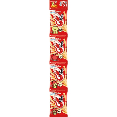 カルビー　かっぱえびせん　ミニ4　48g（12g×4袋）　1パック（ご注文単位1パック）【直送品】