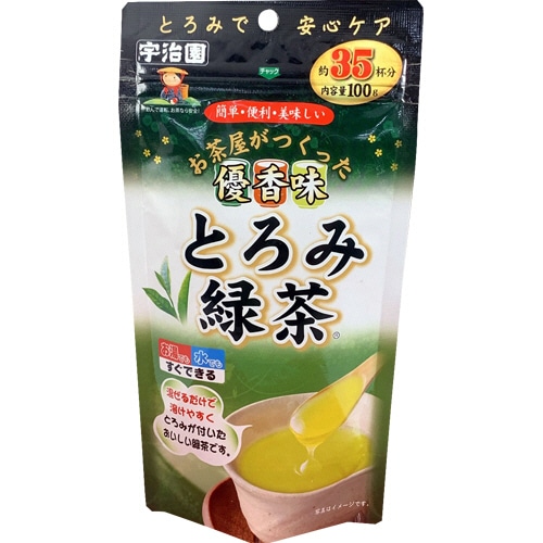 宇治園　とろみ緑茶　100g　1パック（ご注文単位1パック）【直送品】