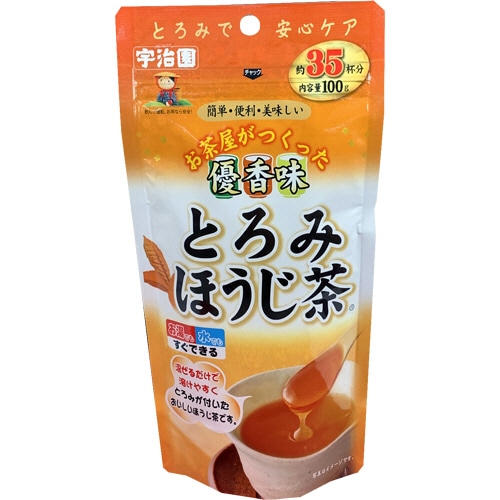 宇治園　とろみほうじ茶　100g　1パック（ご注文単位1パック）【直送品】