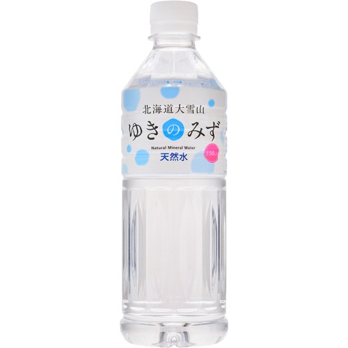 ロジネットジャパン 北海道大雪山ゆきのみず 550ml ペットボトル 1ケース(24本)(ご注文単位1ケース)【直送品】