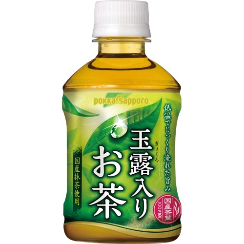 ポッカサッポロ 玉露入りお茶 275ml ペットボトル 1セット(48本:24本×2ケース)(ご注文単位1セット)【直送品】