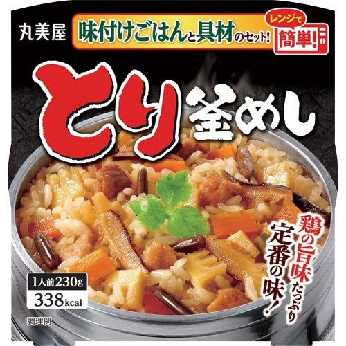 丸美屋　とり釜めし　味付けごはん付き　230g　1セット（6食）（ご注文単位1セット）【直送品】