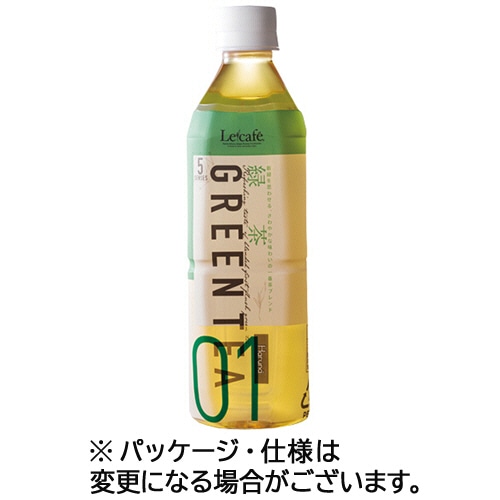 ハルナプロデュース　ルカフェ　緑茶　500ml　ペットボトル　1ケース（24本）（ご注文単位1ケース）【直送品】