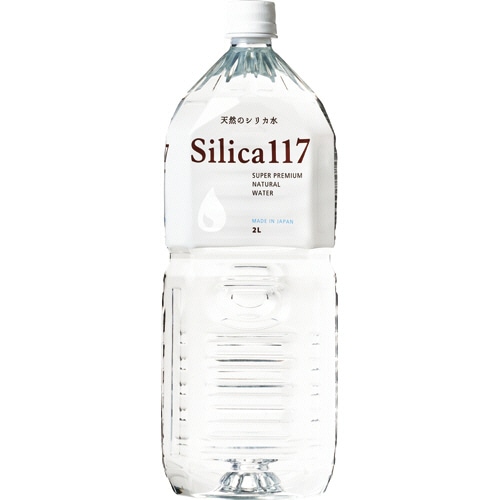 七十七萬石　天然シリカ水　Silica117　2L　ペットボトル　1ケース（6本）（ご注文単位1ケース）【直送品】