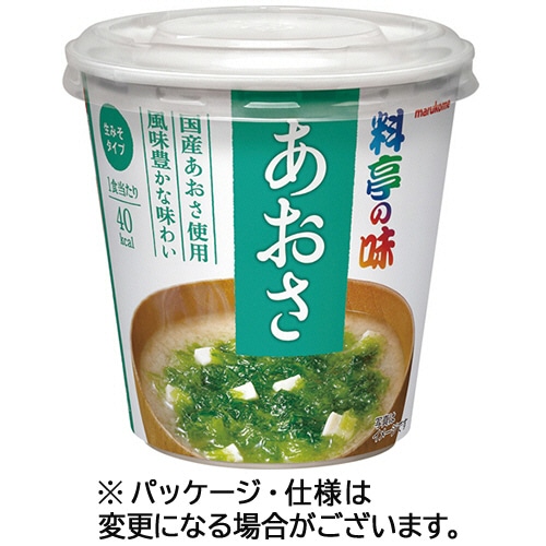 マルコメ　カップ　料亭の味　あおさ　22g　1セット（6食）（ご注文単位1セット）【直送品】