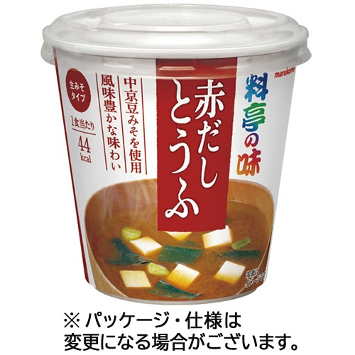 マルコメ　カップ　料亭の味　赤だしとうふ　24g　1セット（6食）（ご注文単位1セット）【直送品】