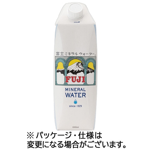 富士ミネラルウォーター 1L 紙パック 1ケース(12本) ※軽(ご注文単位1ケース)【直送品】