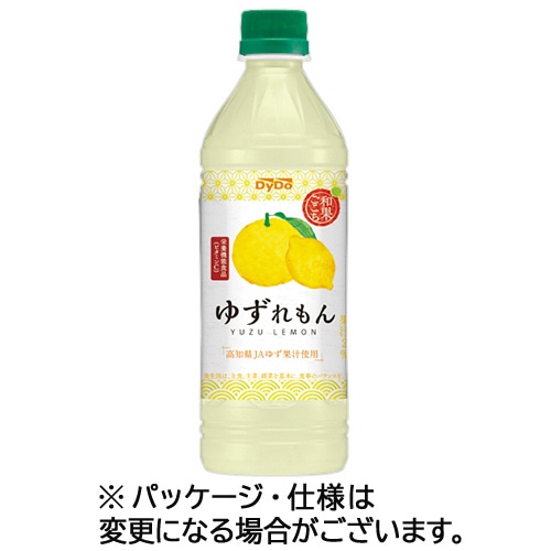 ダイドードリンコ 和果ごこち ゆずれもん 500mL ペットボトル 1セット(48本:24本×2ケース) ※軽(ご注文単位1セット)【直送品】