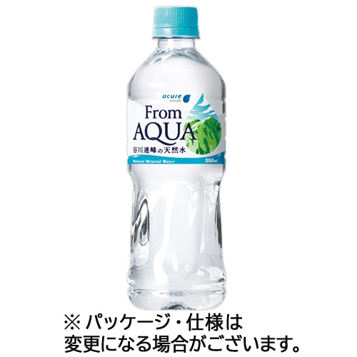JR東日本クロスステーション フロムアクア 谷川連峰の天然水 550mL ペットボトル 1ケース(24本) ※軽(ご注文単位1ケース)【直送品】