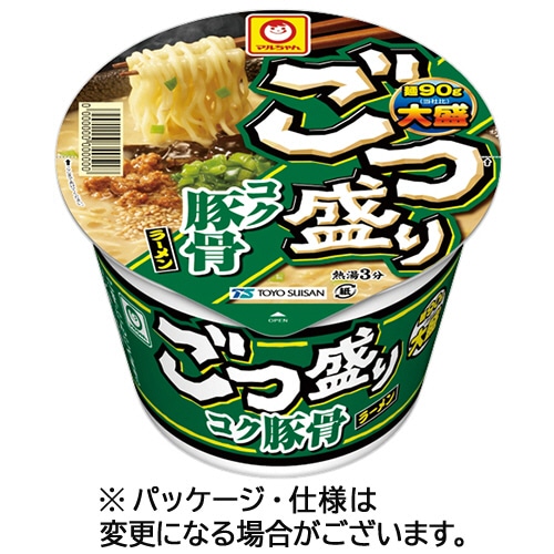 東洋水産 マルちゃん ごつ盛り コク豚骨ラーメン 115g 1セット(24食:12食×2ケース) ※軽（ご注文単位1セット）【直送品】