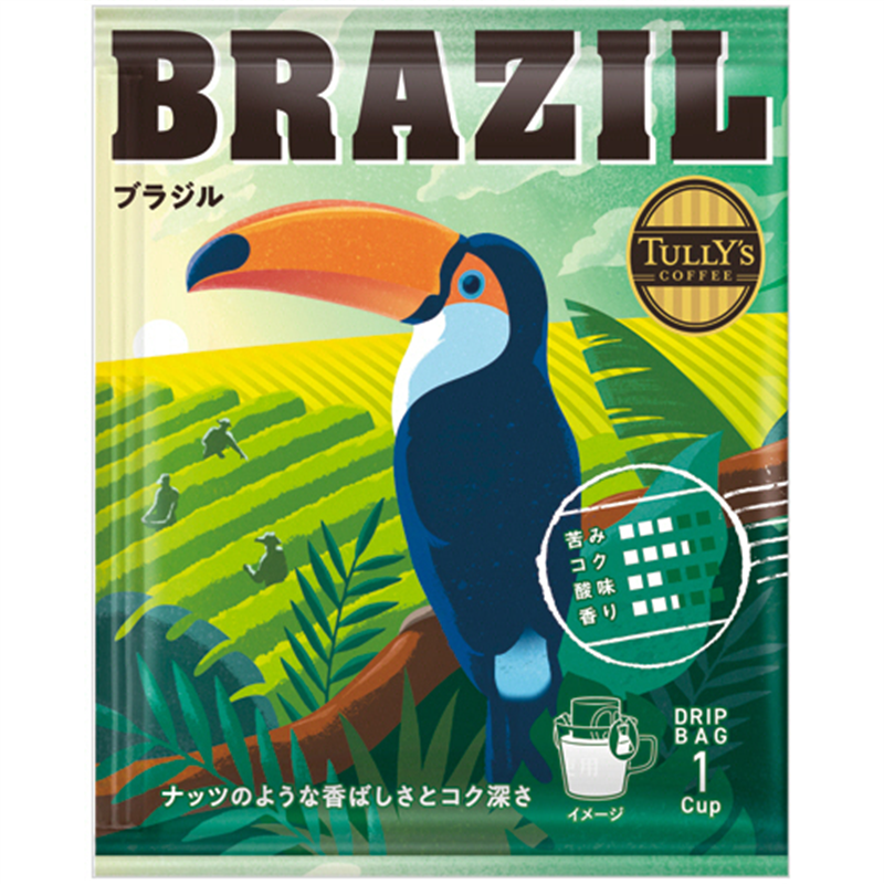 伊藤園 タリーズコーヒー ドリップコーヒー ブラジル 5袋/箱 ※軽（ご注文単位1箱）【直送品】