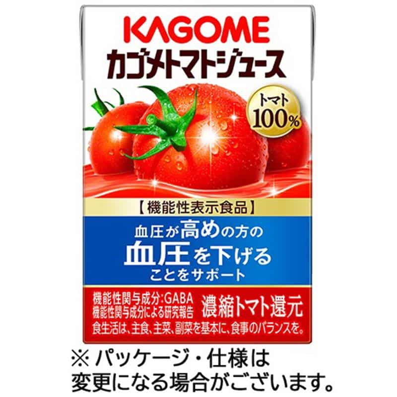 カゴメ トマトジュース 食塩無添加 100mL 紙パック 1セット(60本:30本×2ケース) ※軽(ご注文単位1セット)【直送品】