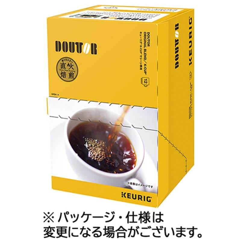 キューリグ Kカップ専用カートリッジ ドトールコーヒー オリジナルブレンド 1箱(12杯) ※軽(ご注文単位1パック)【直送品】