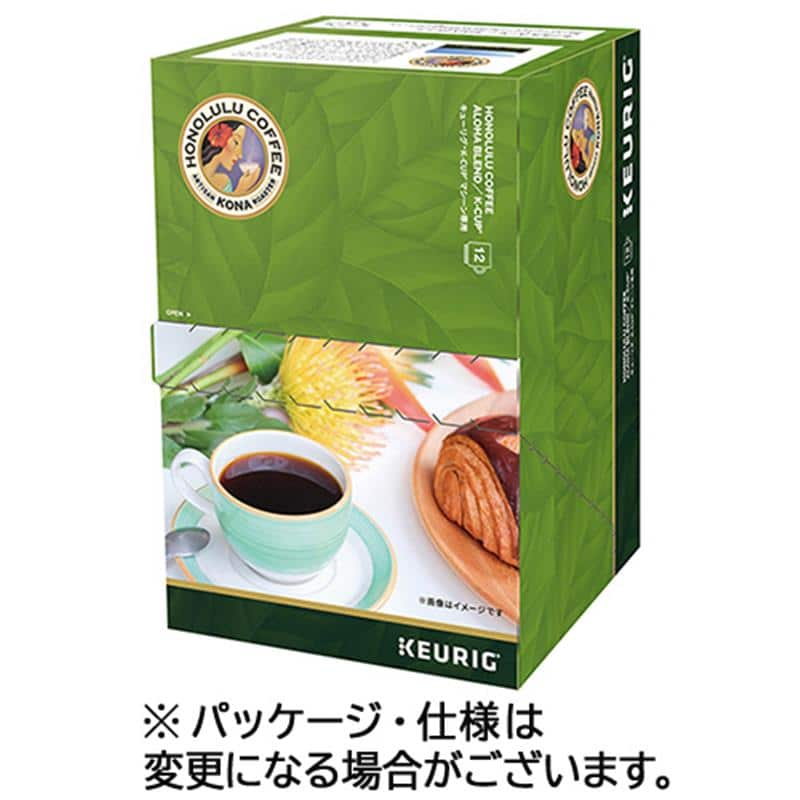 キューリグ Kカップ専用カートリッジ ホノルルコーヒー アロハブレンド 1箱(12杯) ※軽(ご注文単位1パック)【直送品】