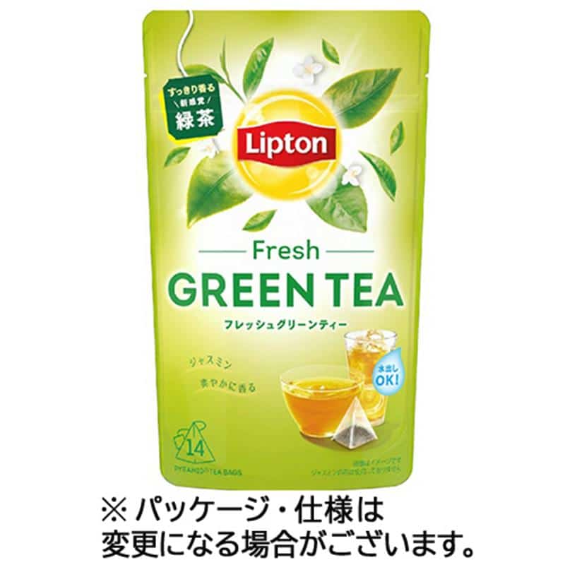 リプトン グリーンティー フレッシュ ティーバッグ 1パック(14バッグ) ※軽(ご注文単位1パック)【直送品】