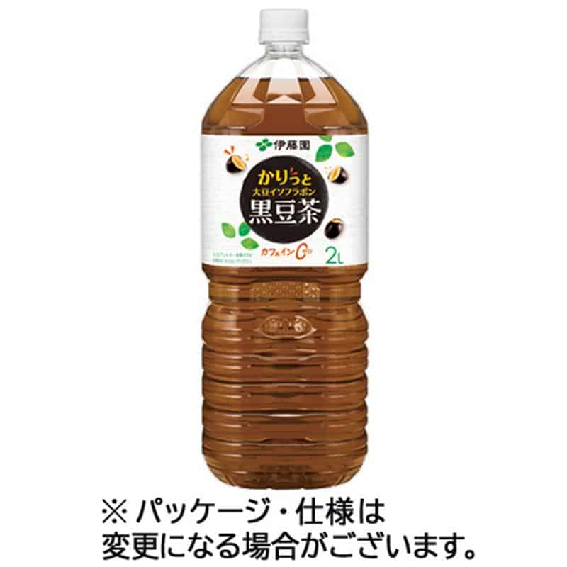 伊藤園 かりっと大豆イソフラボン 黒豆茶 2L ペットボトル 1セット(12本:6本×2ケース) ※軽(ご注文単位1セット)【直送品】
