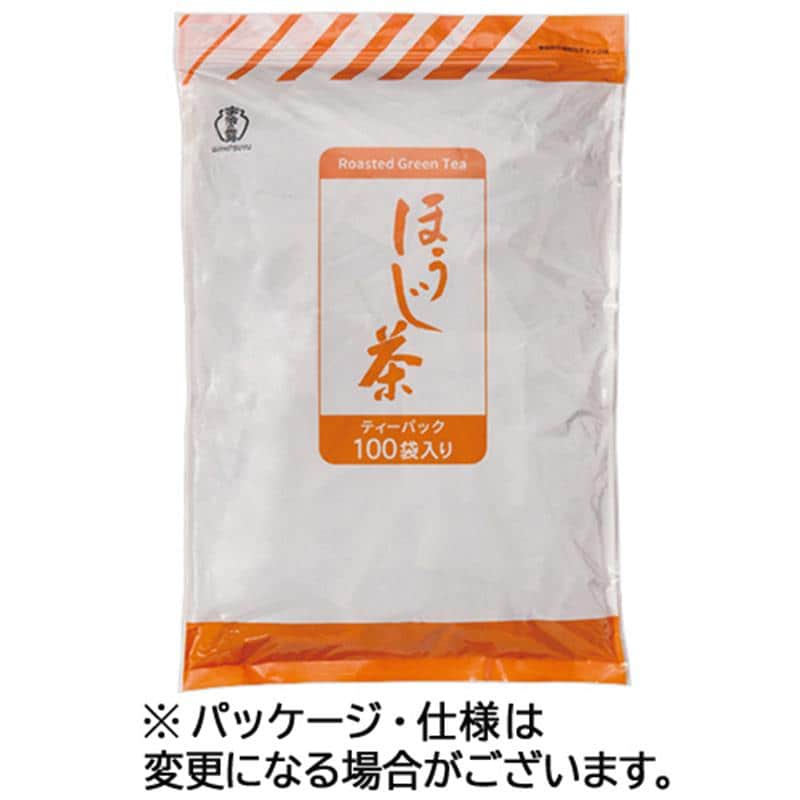 宇治の露製茶 業務用 ほうじ茶 ティーバッグ 1袋(100バッグ) ※軽(ご注文単位1パック)【直送品】