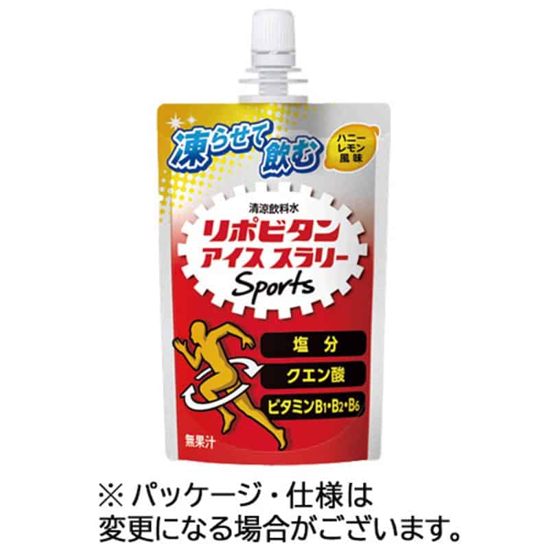 大正製薬 リポビタンアイススラリー Sports ハニーレモン風味 120g パウチ 1ケース(30パック) ※軽(ご注文単位1ケース)【直送品】