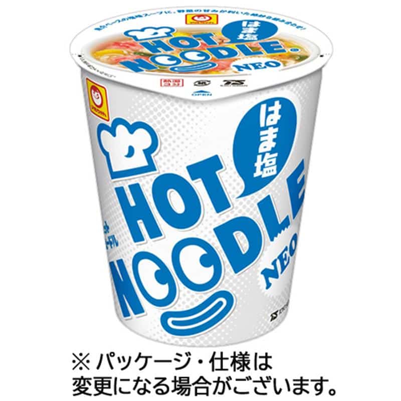 東洋水産 マルちゃん ホットヌードル NEO はま塩 70g 1セット(24食:12食×2ケース) ※軽(ご注文単位1セット)【直送品】
