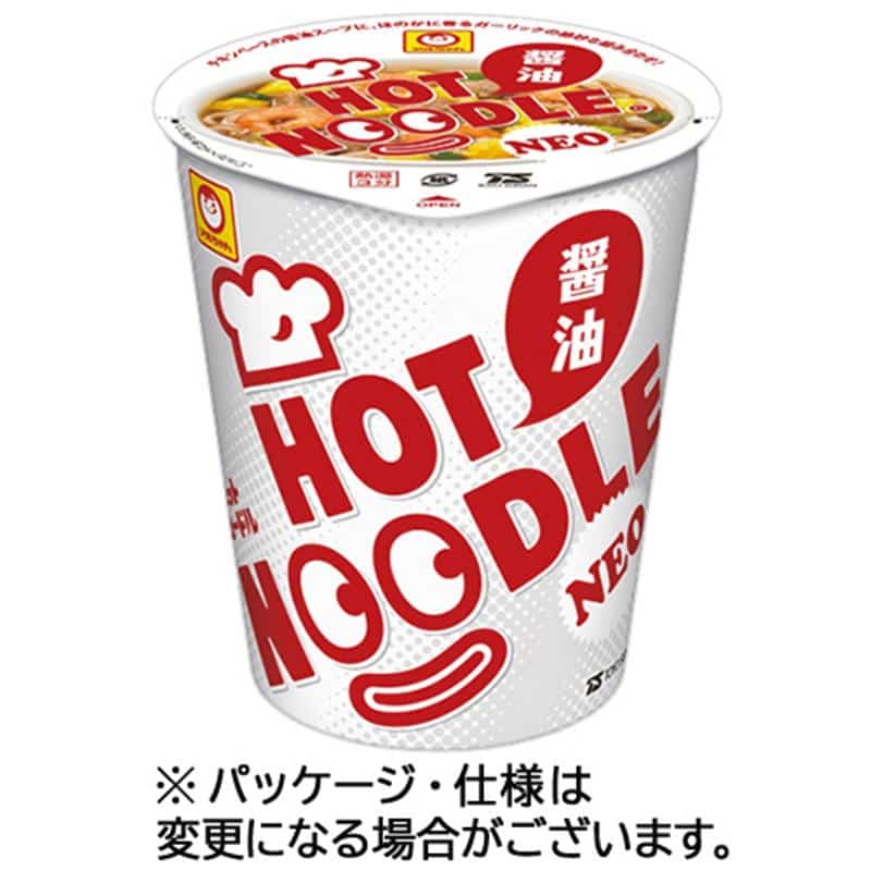 東洋水産 マルちゃん ホットヌードル NEO 醤油 69g 1セット(24食:12食×2ケース) ※軽(ご注文単位1セット)【直送品】