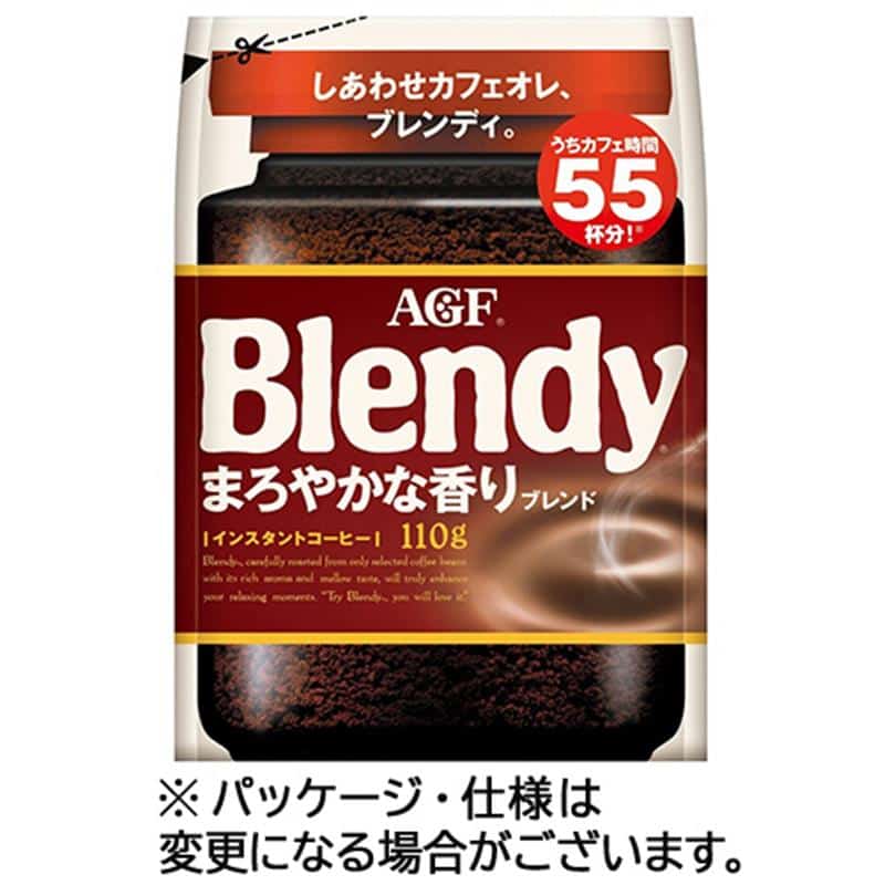 味の素AGF ブレンディ まろやかな香りブレンド 詰替用 110g 1袋 ※軽(ご注文単位1パック)【直送品】