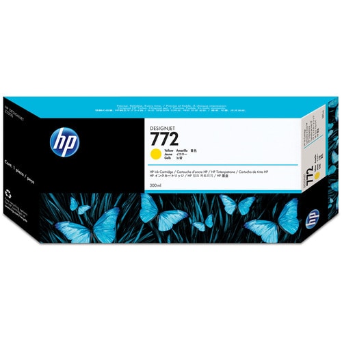 HP HP772 インクカートリッジ イエロー 300ml 顔料系 CN630A 1個(ご注文単位1個)【直送品】