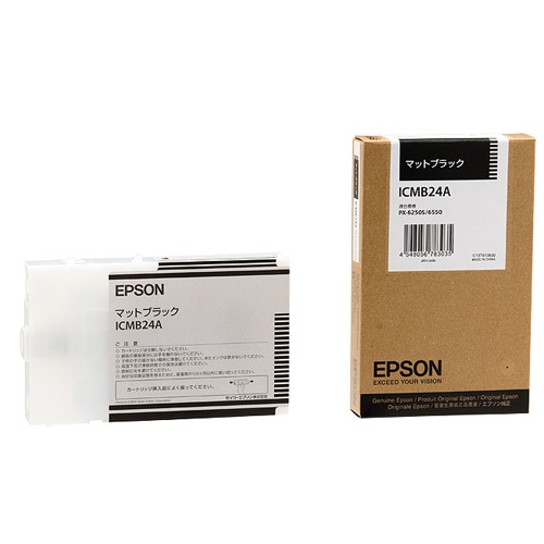 エプソン PX-P/K3インクカートリッジ マットブラック 110ml ICMB24A 1個(ご注文単位1個)【直送品】