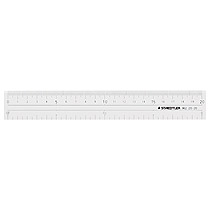 ステッドラー 直線定規 両側目盛り付き 20cm 962 20-20 1個（ご注文単位1個）【直送品】