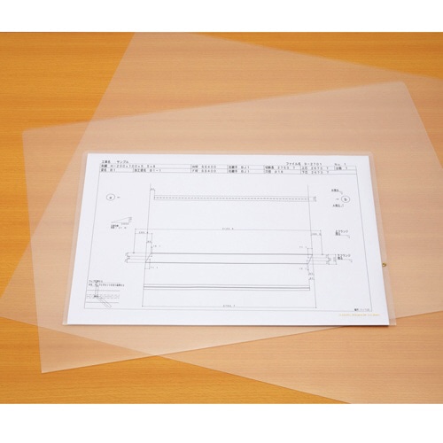 ライオン事務器 図面ホルダー A3 435×315mm DF-3 5枚/セット(ご注文単位1セット)【直送品】