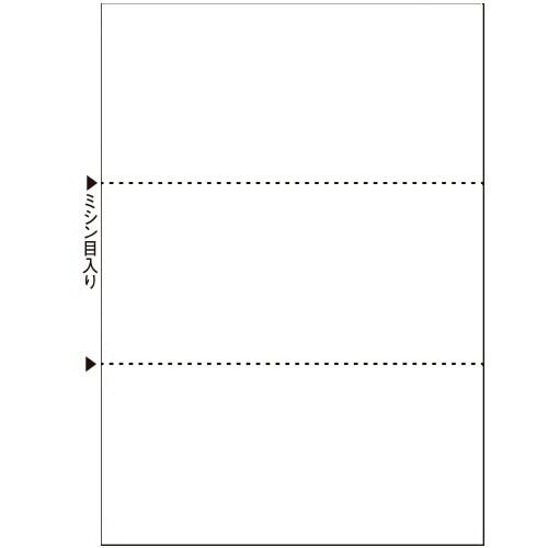 TANOSEE マルチプリンタ帳票(森林認証紙) 複写タイプ A4 ノーカーボン 白紙 3面 100枚 5冊/箱（ご注文単位1箱）【直送品】