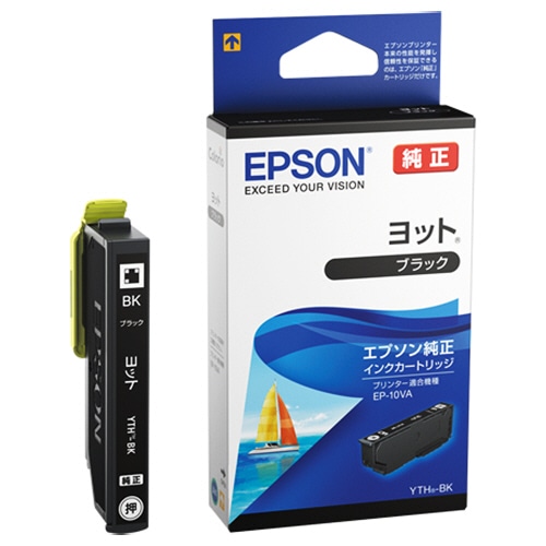 エプソン インクカートリッジ ヨット ブラック YTH-BK 1個(ご注文単位1個)【直送品】