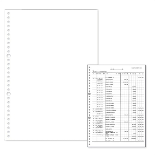 エプソン 白紙元帳 A4 30穴 AZ09 2000枚/箱(ご注文単位1箱)【直送品】