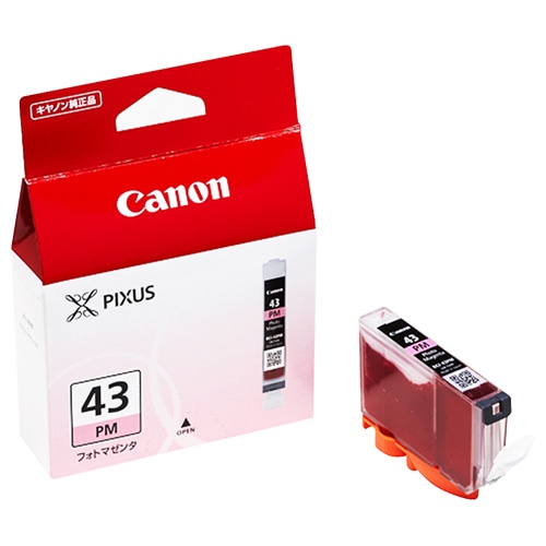 キヤノン インクタンク BCI-43PM フォトマゼンタ 6381B001 1個（ご注文単位1個）【直送品】