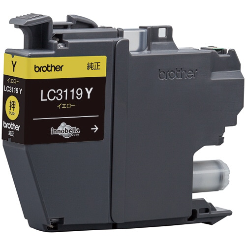 ブラザー インクカートリッジ イエロー 大容量 LC3119Y 1個(ご注文単位1個)【直送品】