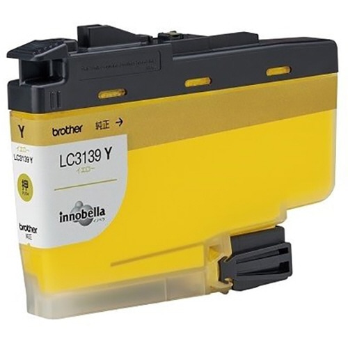 ブラザー インクカートリッジ イエロー 超大容量 LC3139Y 1個(ご注文単位1個)【直送品】