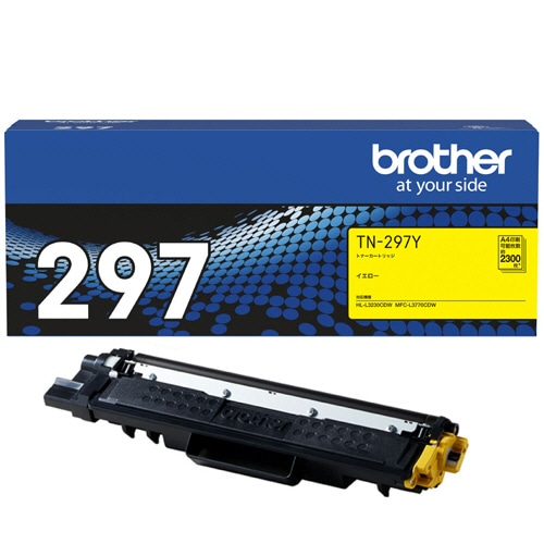 ブラザー トナーカートリッジ イエロー 大容量 TN-297Y 1個（ご注文単位1個）【直送品】
