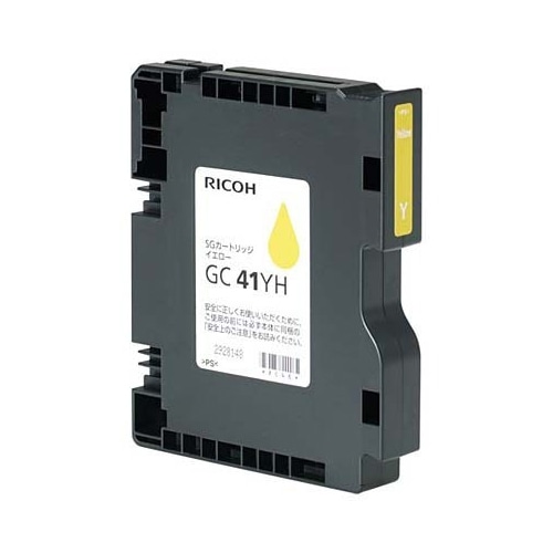 リコー SGカートリッジ GC41YH イエロー Lサイズ 515828 1個（ご注文単位1個）【直送品】