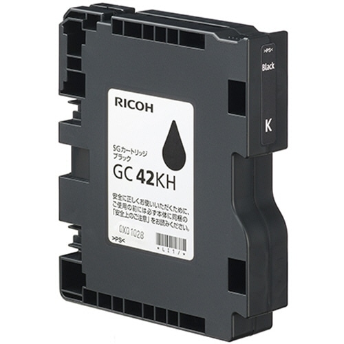 リコー SGカートリッジ GC42KH ブラック Lサイズ 515930 1個（ご注文単位1個）【直送品】