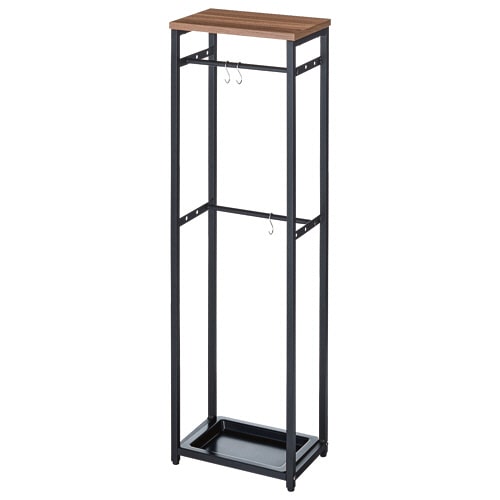 YAMAZEN アンブレラスタンド 幅300×奥行200×高さ1030mm ダークブラウン/マットブラック RUS-30(DBR3/MBK) 1台(ご注文単位1台)【直送品】