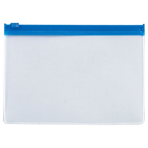 TANOSEE クリヤーケース A6ヨコ 青 1枚(ご注文単位1枚)【直送品】